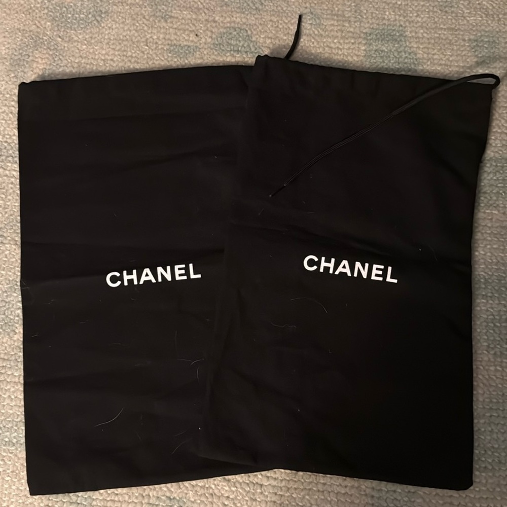 Chanel Black Dust Bags Set